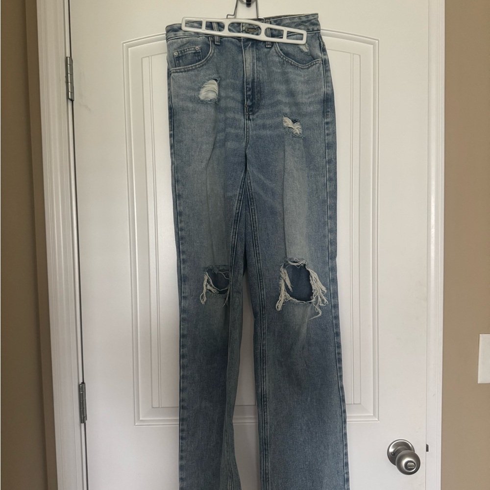 Distressed PACSUN Blue Jeans